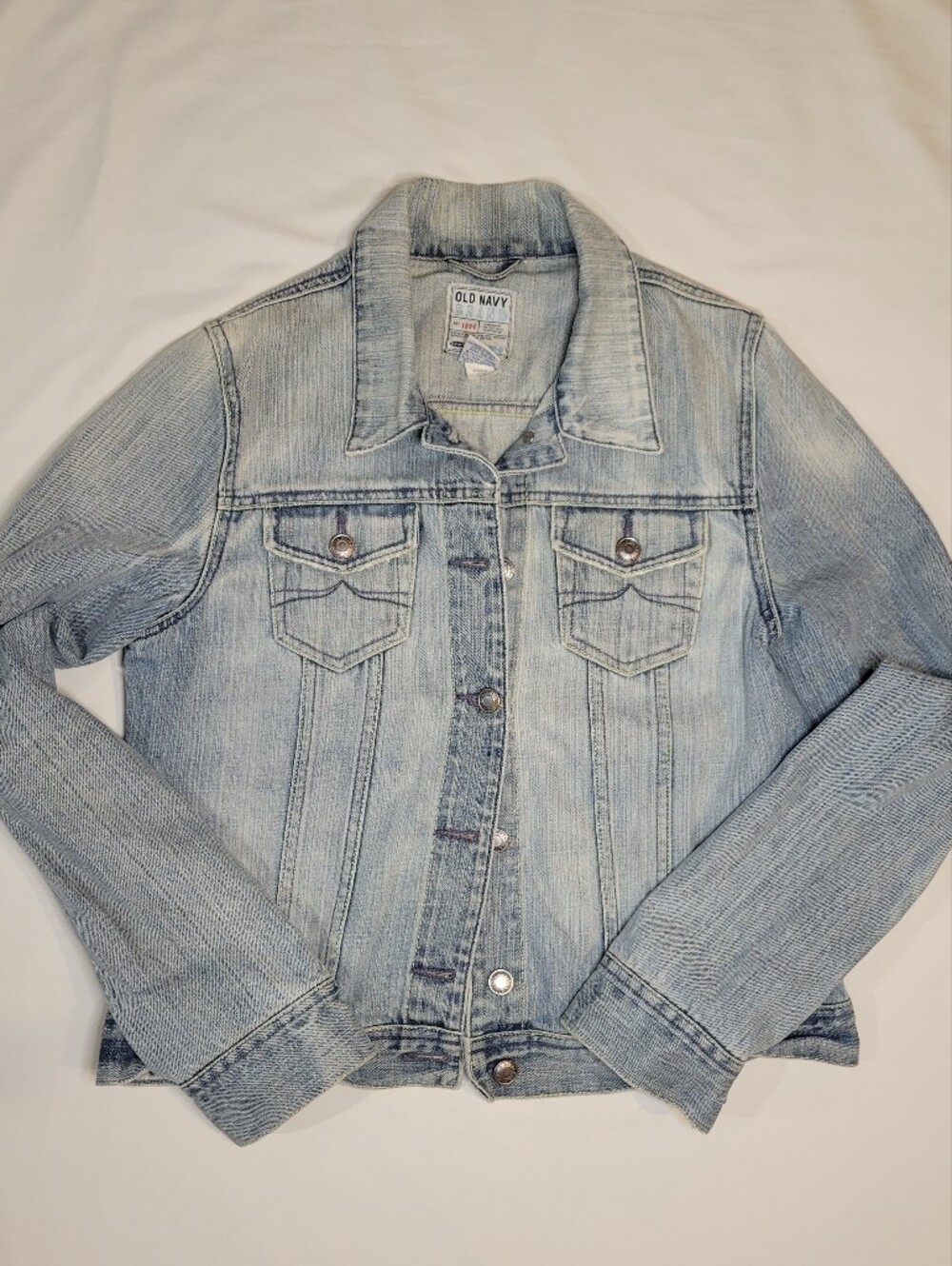 Old Navy Faded Light Blue Denim Jacket
